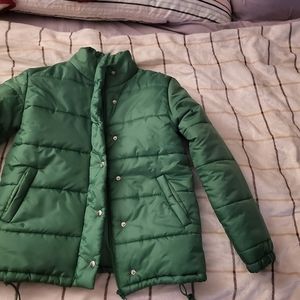 Green Puffer Jacket